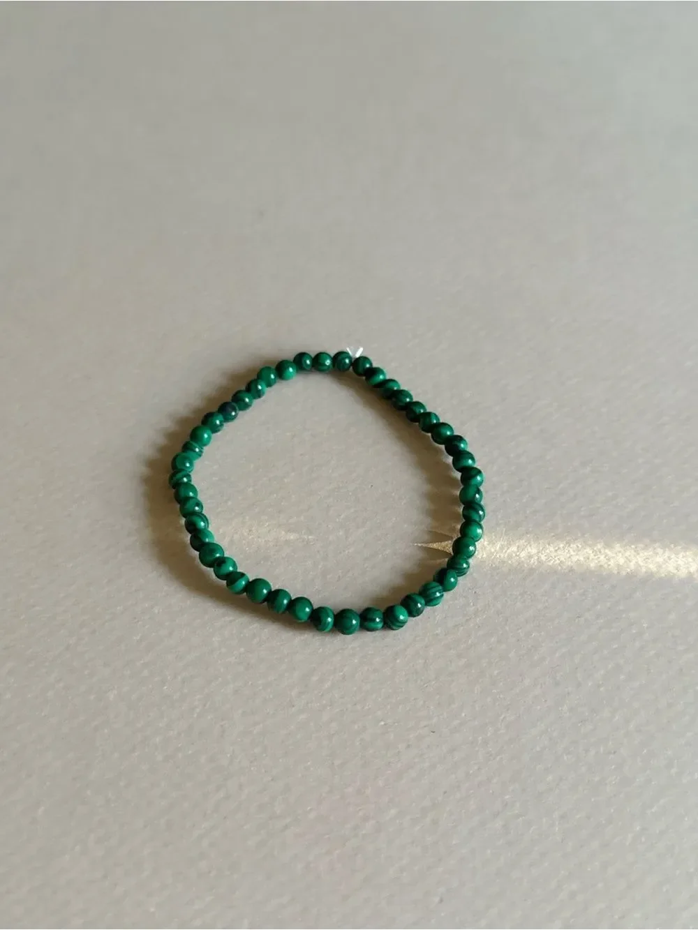 Green Beaded Bracelet #2731